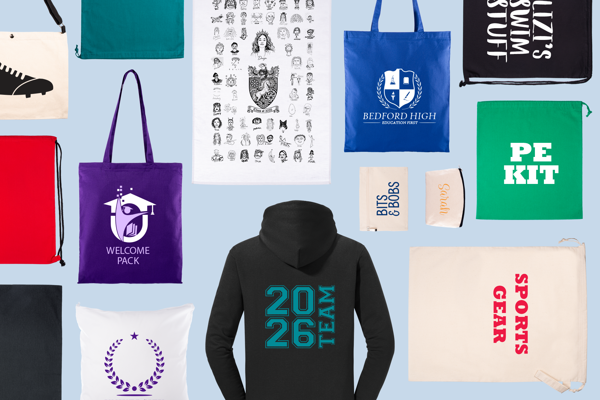 A collection of products suitable for Education