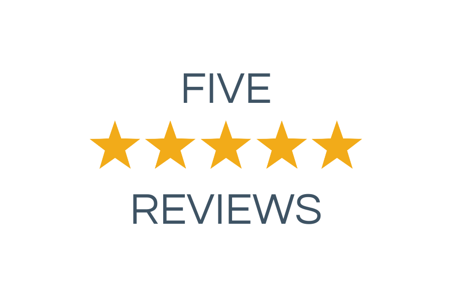 Five Star Reviews.