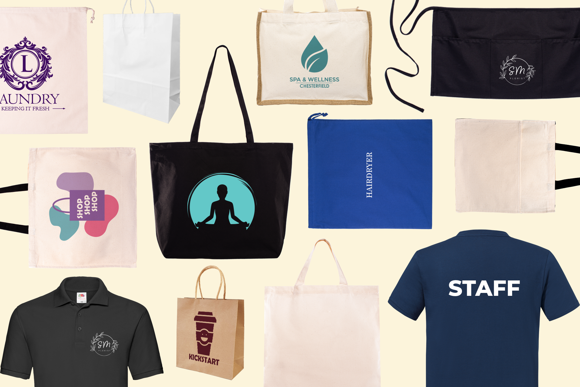 A collection of products suitable for Hospitality