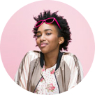 A person smiling.