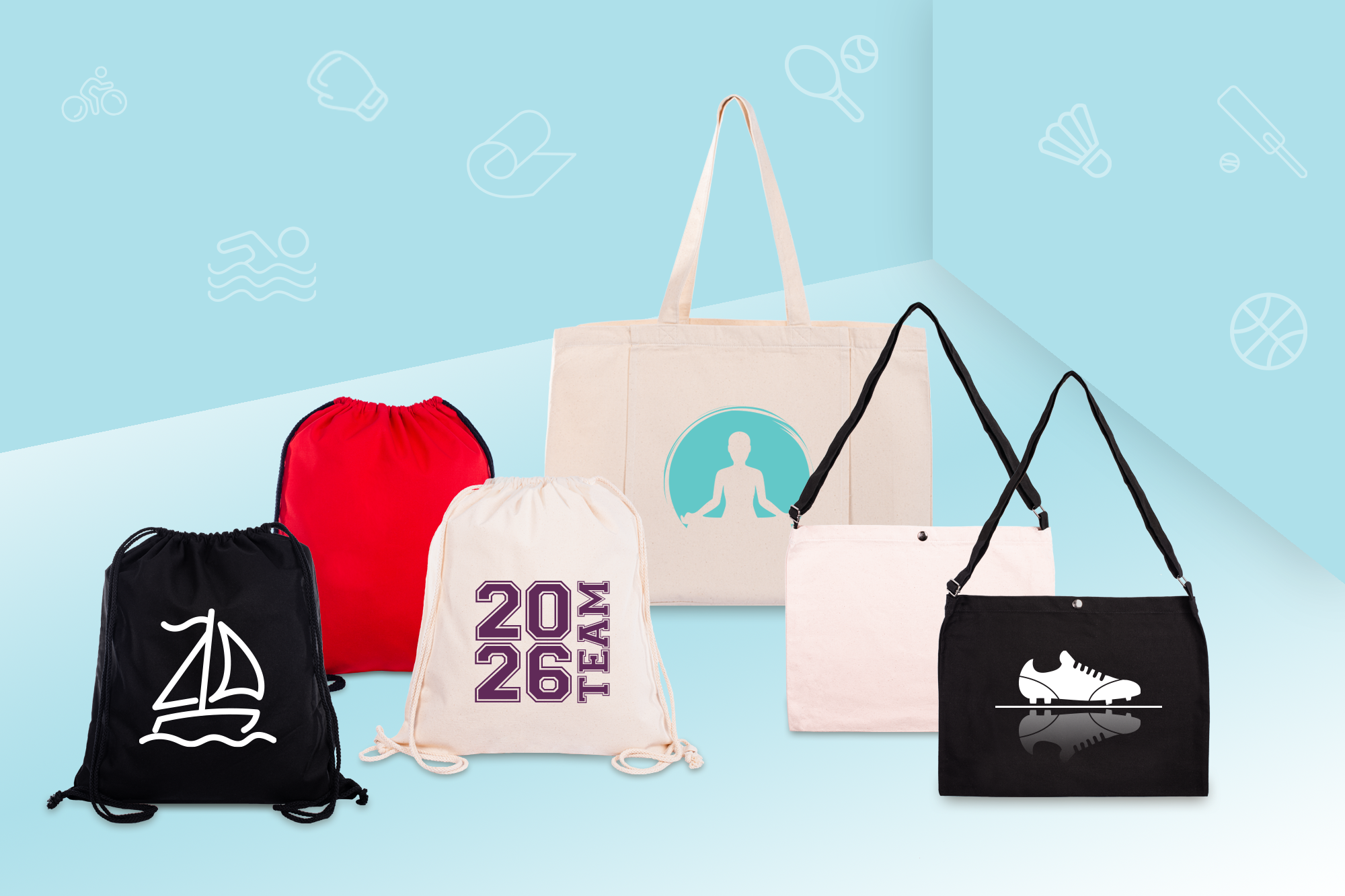 Shop all our sport bags here!