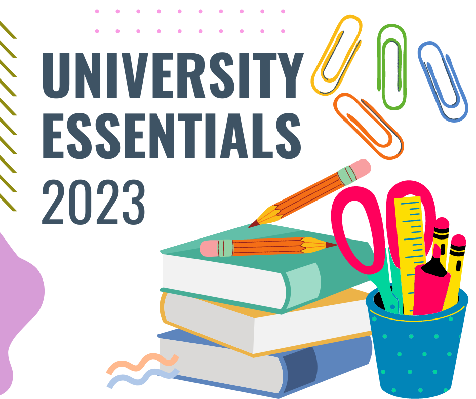 Students Essentials List - Off to University this Autumn? Here is a list of what you need!