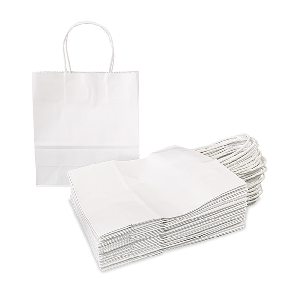 image of white paper bag 25 pack