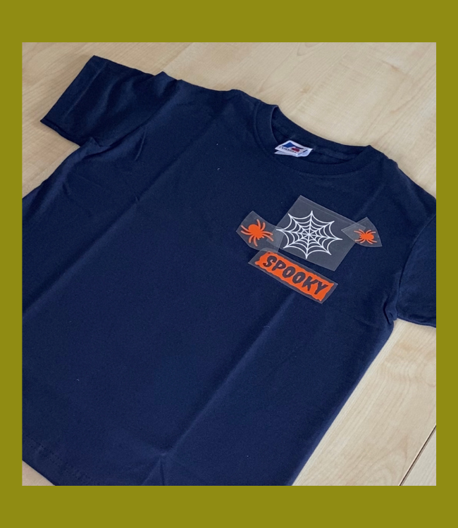 choosing which design you would like to add to your t-shirt