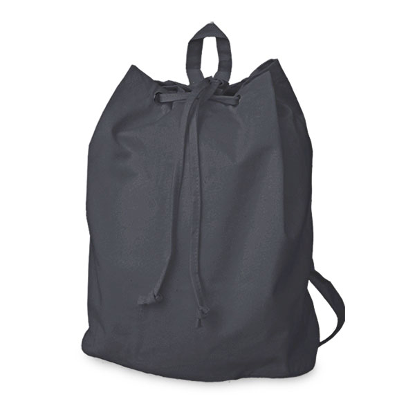 Image of a Slate Grey cotton canvas rucksack