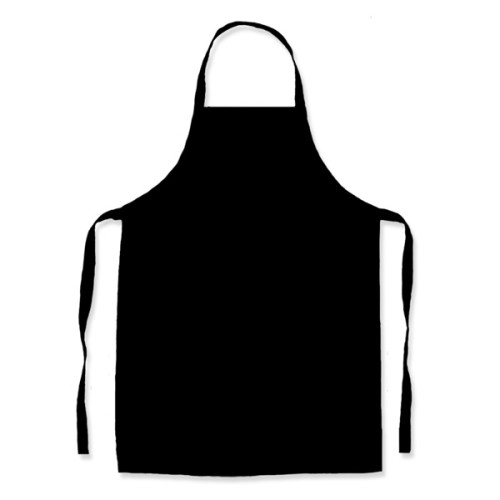 Black Polycotton Apron 58x78cm