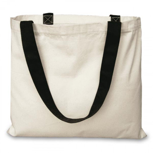 Natural canvas 8oz Carrier 51x39cm Long black Handles