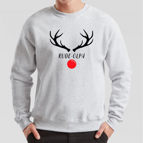 Rude rudolph christmas jumper new arrivals