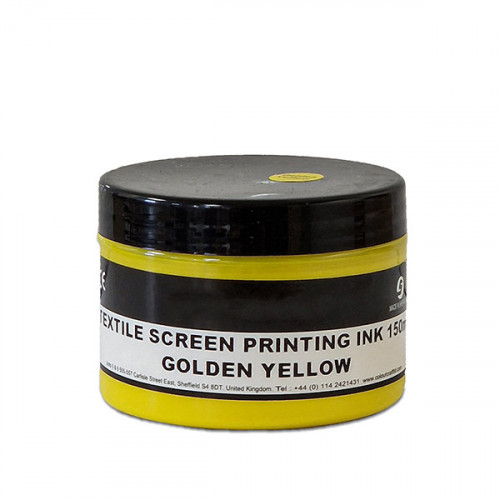 Yellow Textile Screen Printing Ink 150ml