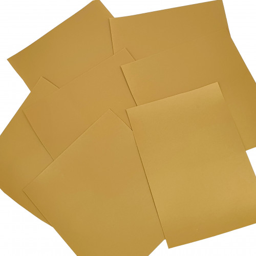 Gold iron on off-cuts minimum 10x15cm