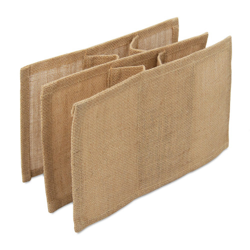 Natural jute Bottle Divider to fit Jute Box Bag