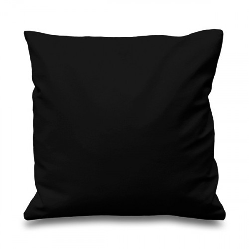 Black Cotton Cushion Cover 41x41cm