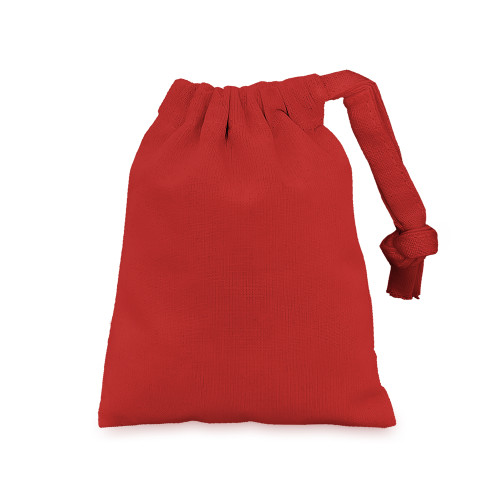 Red Drawstring Red Cotton Drawstring Gift Bag 10x13cm | The Clever Baggers