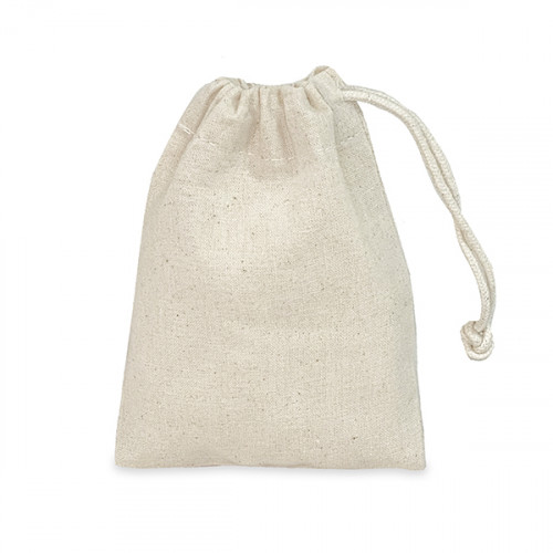 Natural Value Cotton Drawstring Bag 10x13cm