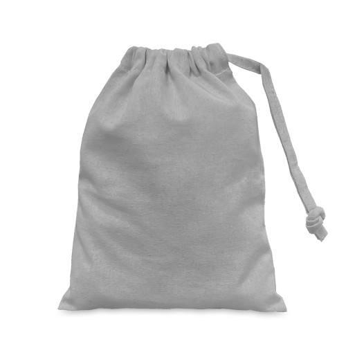 Grey Cotton Drawstring Bag 15x20cm Drawstring Gift Bags The Clever Baggers