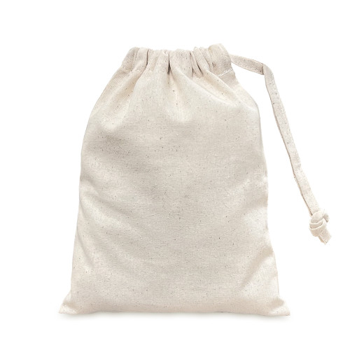 Natural cotton Drawstring Bag 15x20cm