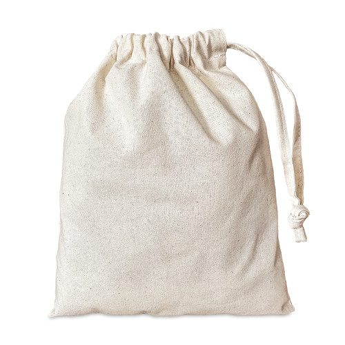 Natural cotton Drawstring Bag 20x24cm