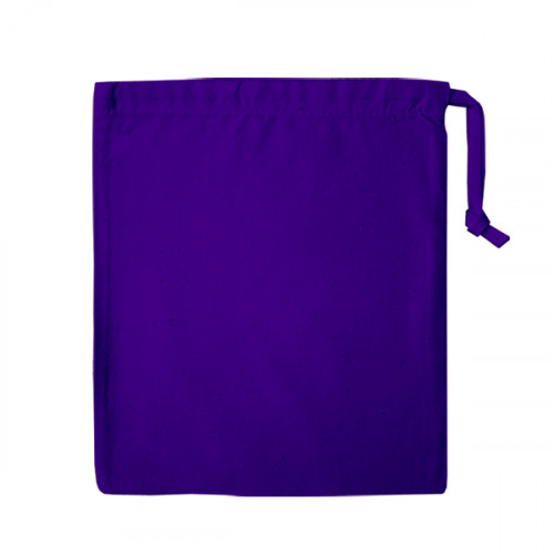 Purple Cotton Drawstring Bag 20x24cm | Drawstring Gift Bags | The ...