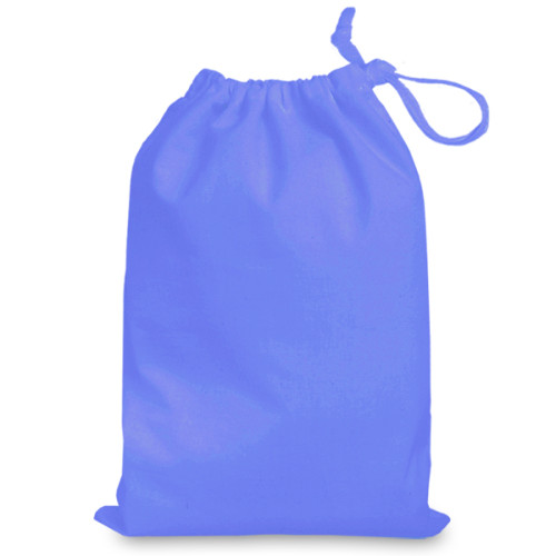 Cornflower cotton Drawstring Bag 25 x 35cm