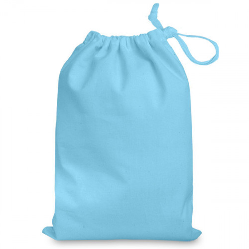 Forgetmenot cotton Drawstring Bag 25x35cm