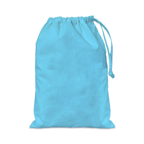 Forgetmenot cotton Drawstring Bag 25x35cm