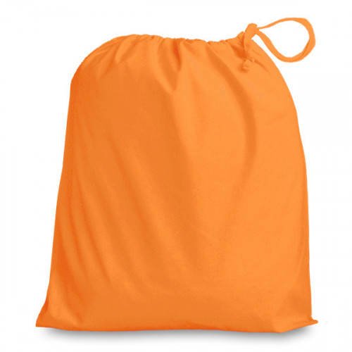 Orange Drawstring Orange Cotton Drawstring Gift Bag 38x43cm | The Clever Baggers