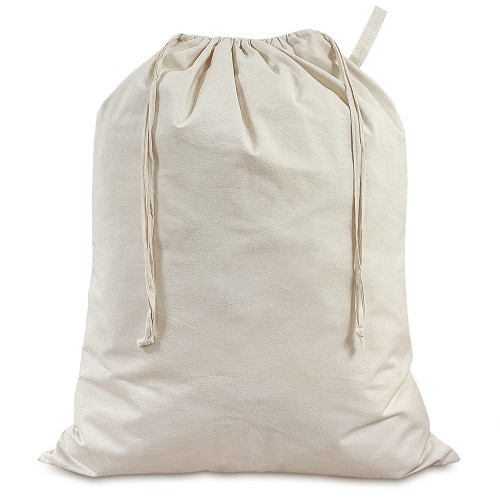 Natural canvas 8oz drawstring sack