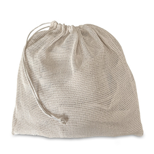 Set of 10 cotton mesh bags, packed into one of the bags