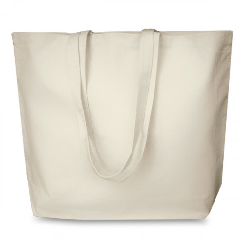 52x40cm Natural cotton Tote Shopper Bag with long handles