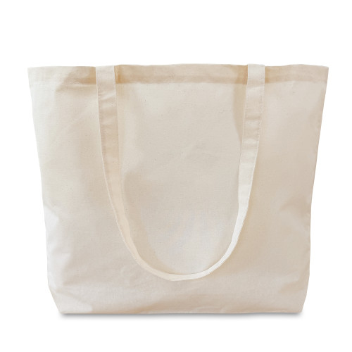 Natural cotton Shopper 52x40cm Long handles. Base 13cm