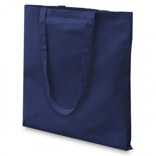 Navy cotton Carrier 38x43cm Long Handles