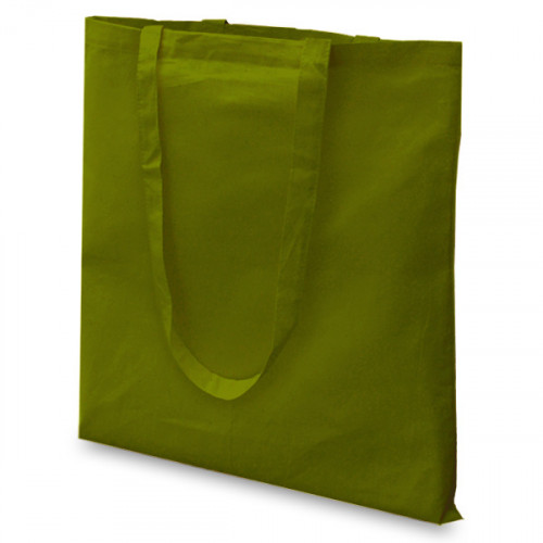 Olive cotton Carrier 38x43cm Long Handles