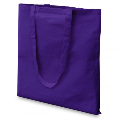 Purple cotton Carrier 38x43cm Long Handles