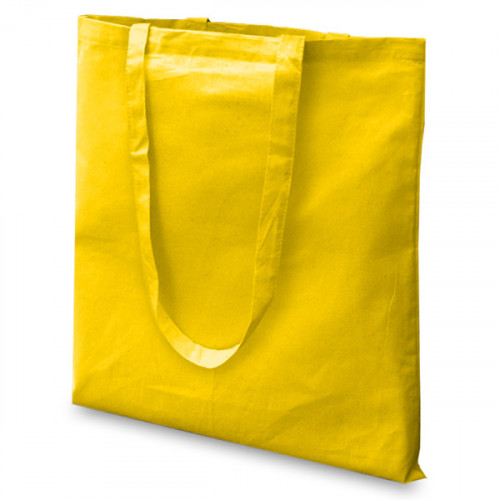 Yellow cotton Carrier 38x43cm Long Handles
