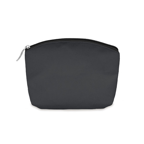 Slate grey canvas 8oz purse/pouch 17x14cm