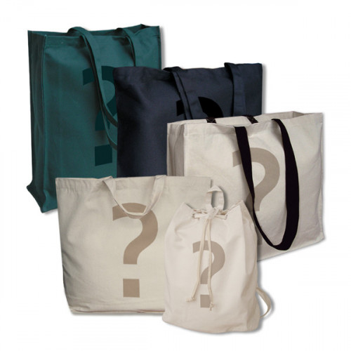 10 Printed Factory Seconds Canvas Bags