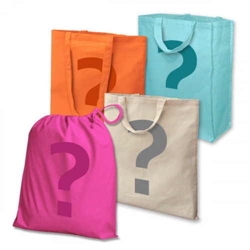 25 Printed Factory Seconds Large Cotton Bags
