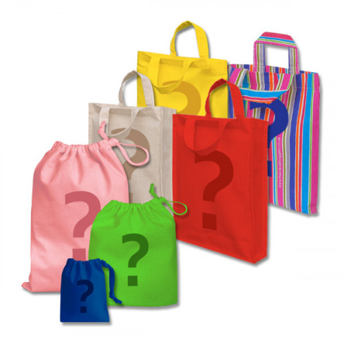 50 Printed Factory Seconds Small Cotton Bags