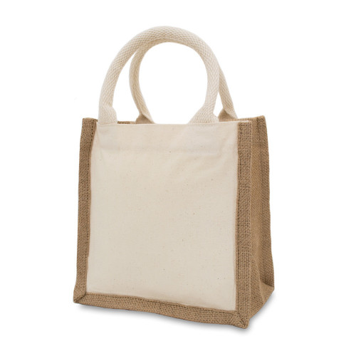 Natural Canvas 8oz & Starched Jute Gift Bag 20x20x12cm