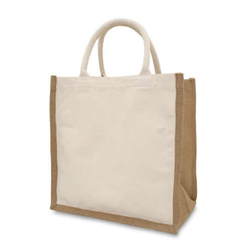 Natural Canvas 8oz & Starched Jute Box Bag 32x32x20cm