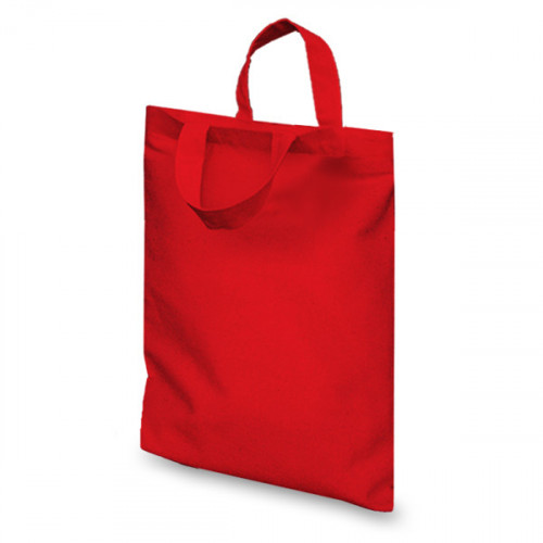 Red cotton Goody Bag 21x26cm Flat