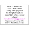 Light Red Canvas 8oz Bottle Carrier Bag 13x18cm with Adjustable Strap