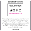 Linen Look Cotton Tea Towel 45x75cm Made in UK