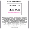 White Cotton Tea Towel 45x68cm Made in UK