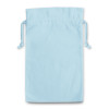 Baby Blue Cotton Double Drawstring Gift Bag 25x36cm