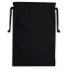 Black Cotton Double Drawstring Gift Bag 30x44cm