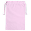 Pale Pink Cotton Double Drawstring Gift Bag 30x44cm