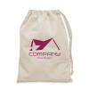 100 Printed Cotton Drawstring Bags 25x35cm