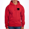 Large Red Hoodie Printed with Your Design