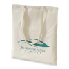 100 Printed Natural Tote Bags with long handles